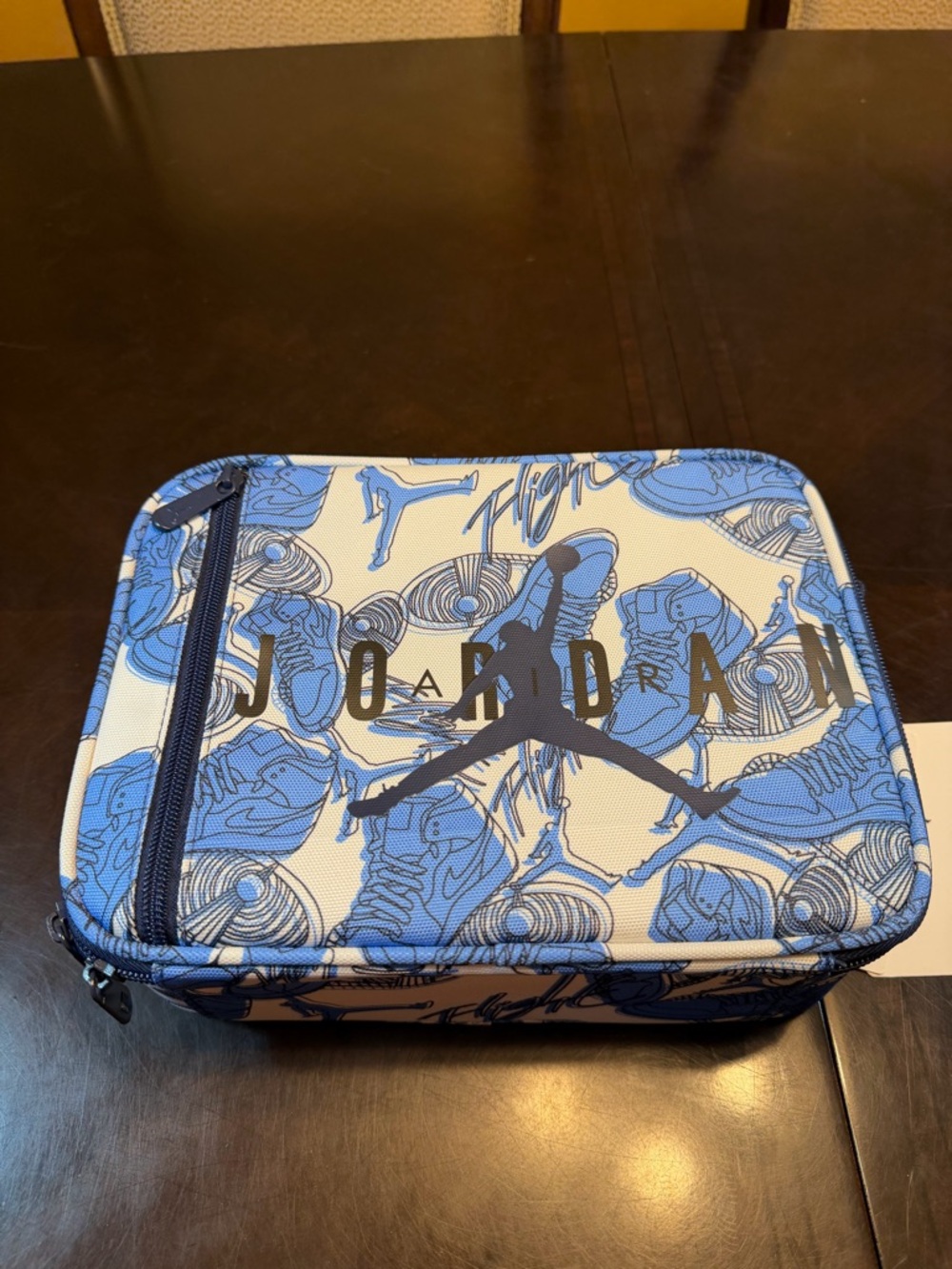 New Nike Air Jordan Insulated Lunch Box Blue White